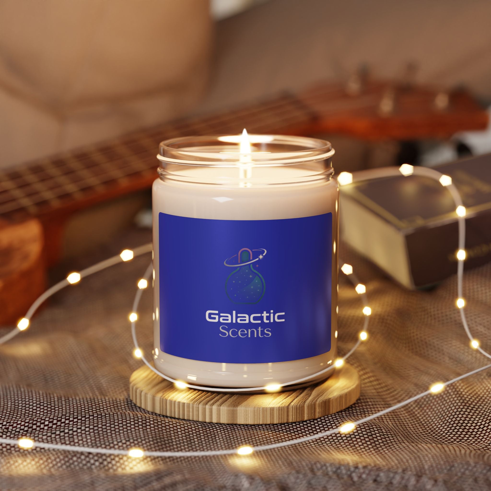 Galactic Scents Soy Candle — 9oz Space-Inspired Aromatherapy Jar