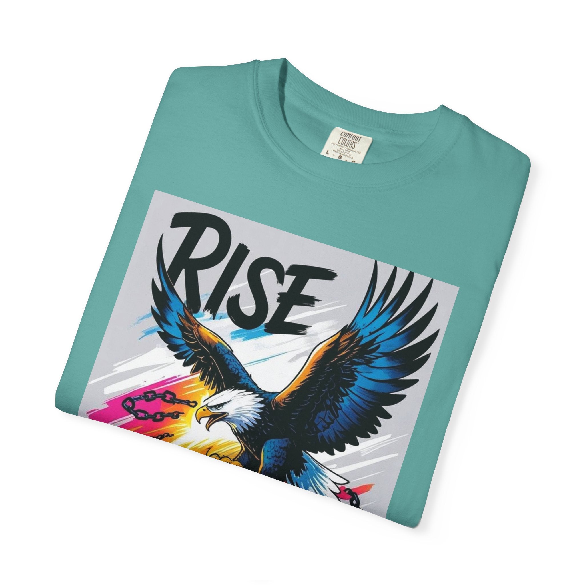 Rise Above Limits T-Shirt — Eagle Graphic Motivational Tee