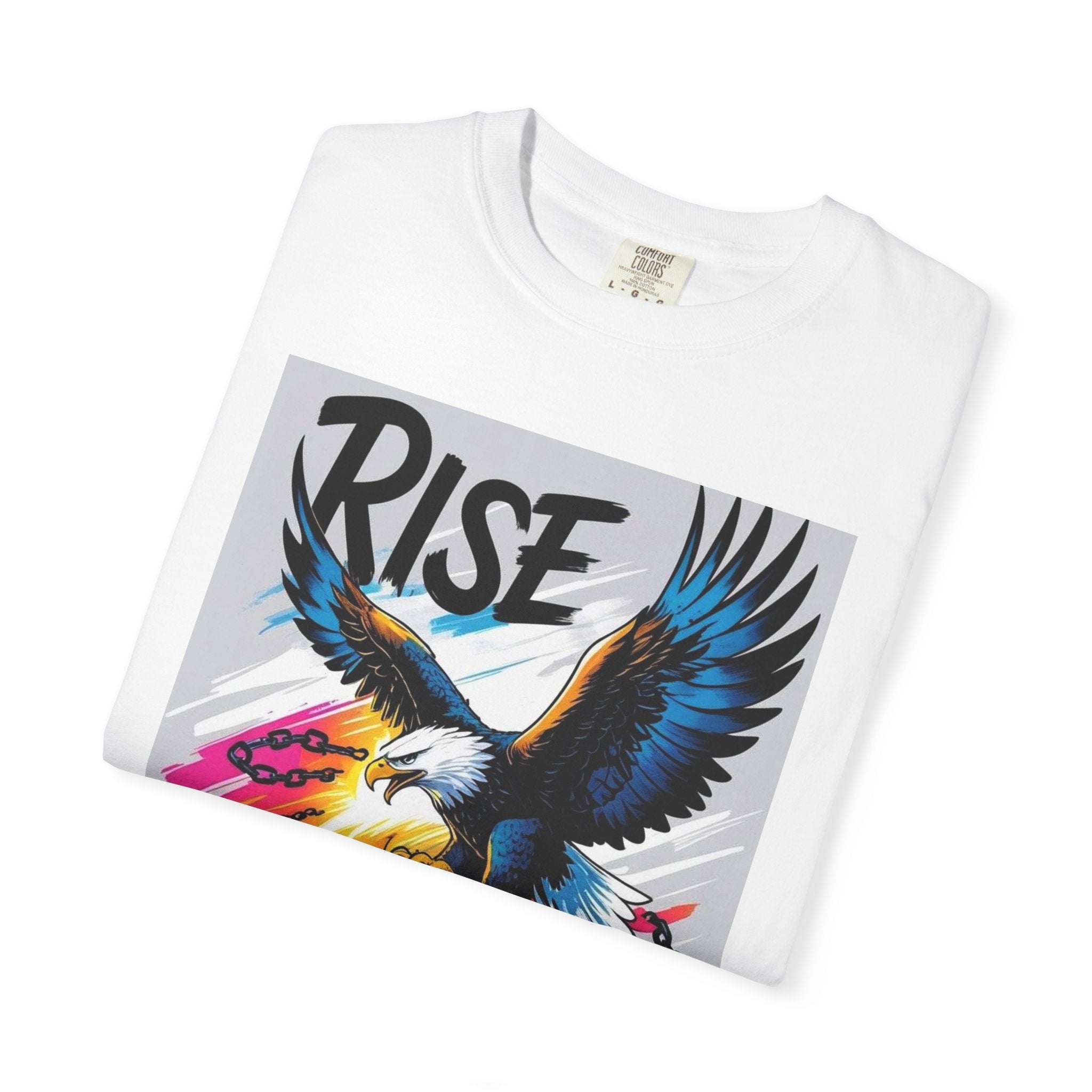 Rise Above Limits T-Shirt — Eagle Graphic Motivational Tee