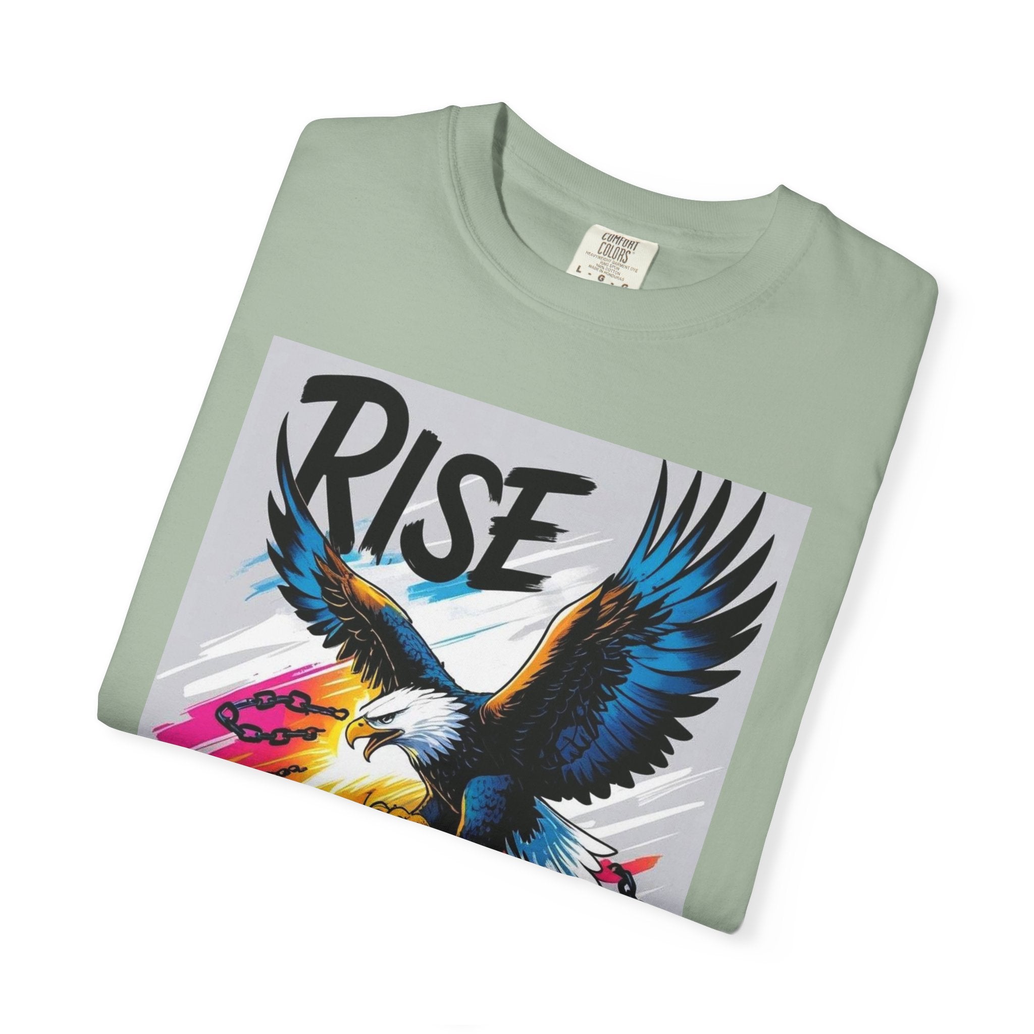 Rise Above Limits T-Shirt — Eagle Graphic Motivational Tee