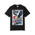 Rise Above Limits T-Shirt — Eagle Graphic Motivational Tee