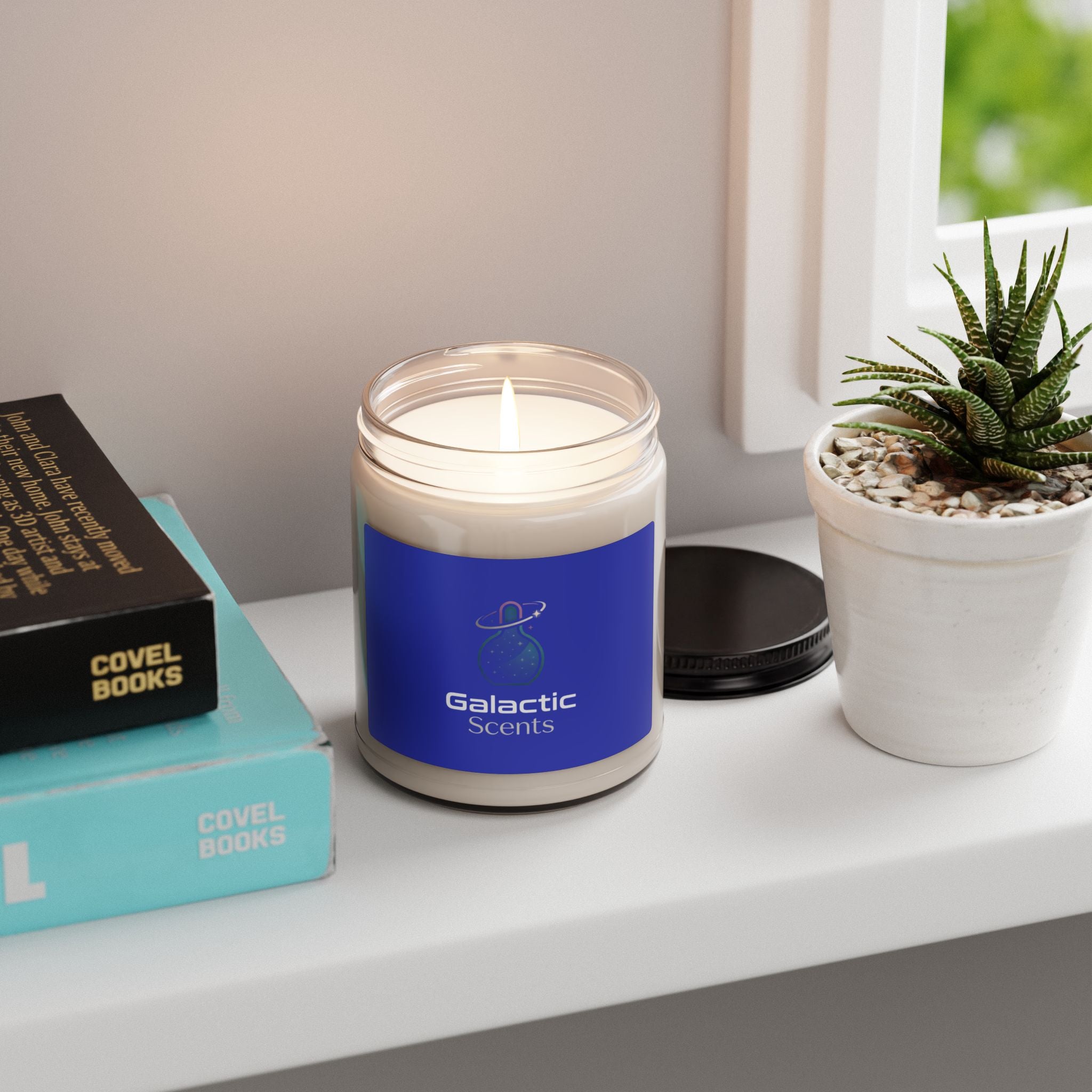 Galactic Scents Soy Candle — 9oz Space-Inspired Aromatherapy Jar