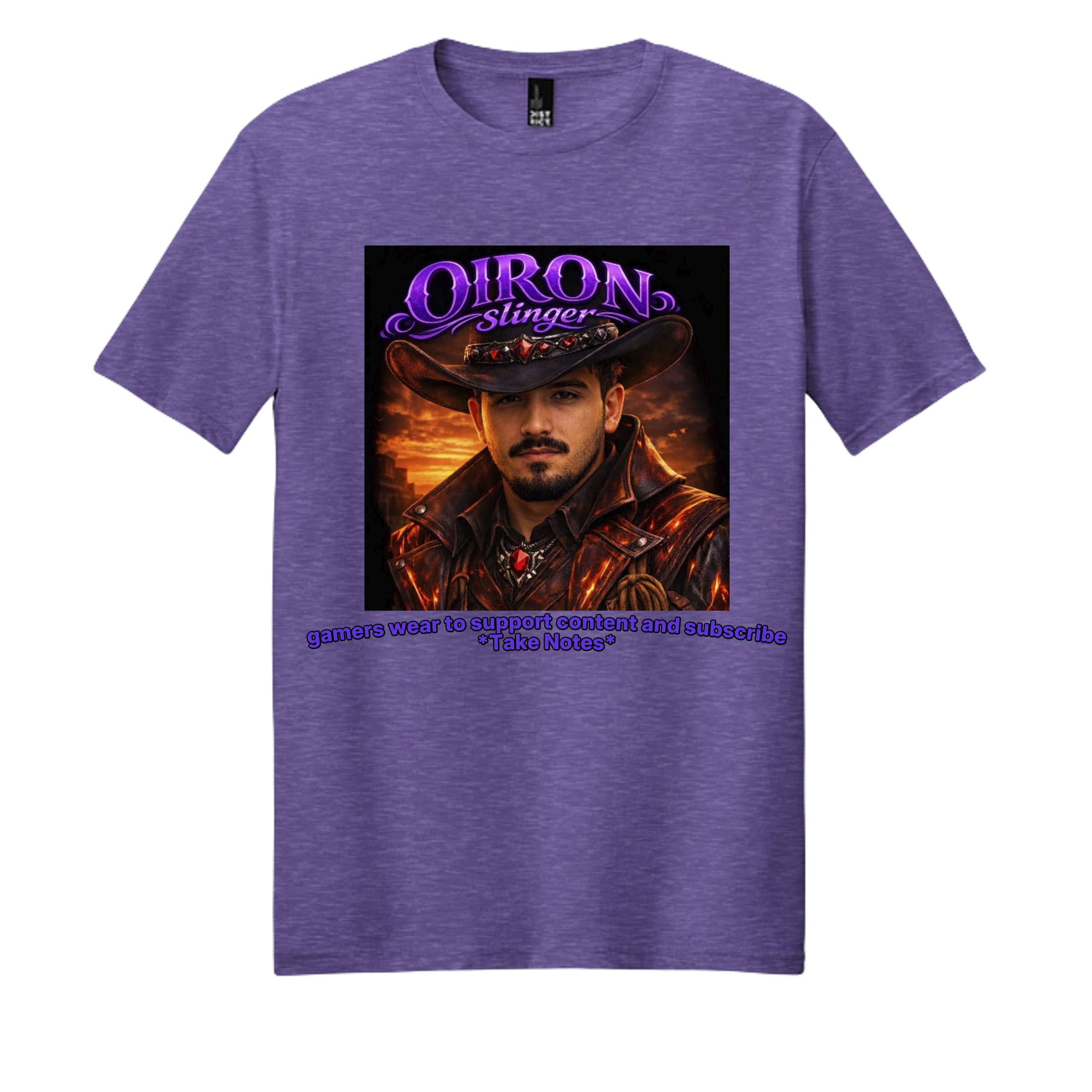 Electric Purple Heather - DM108 - FRONT
